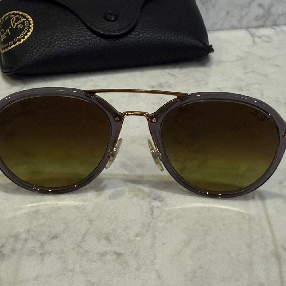 Ray-Ban Metallic Purple Sunglasses - Picture 5 of 7